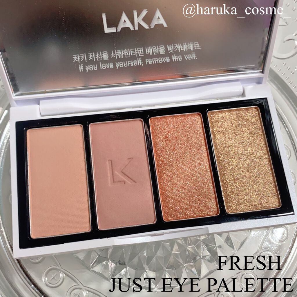 ジャストアイパレット/Laka/アイシャドウパレットを使ったクチコミ(1枚目)
