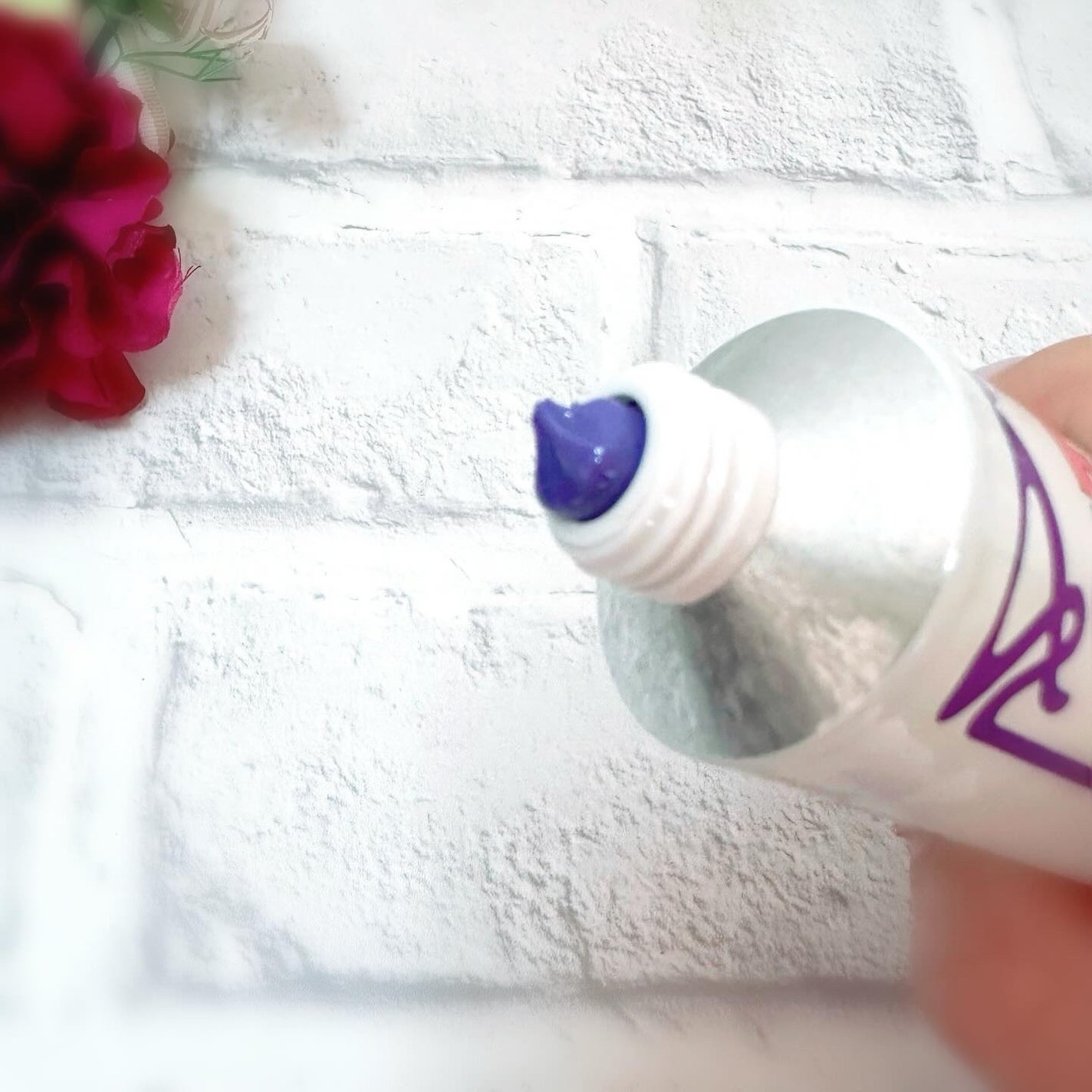 ホワイトパープル歯みがき ピーチフローラルミントの香り/EUTHYMOL/歯磨き粉を使ったクチコミ(2枚目)