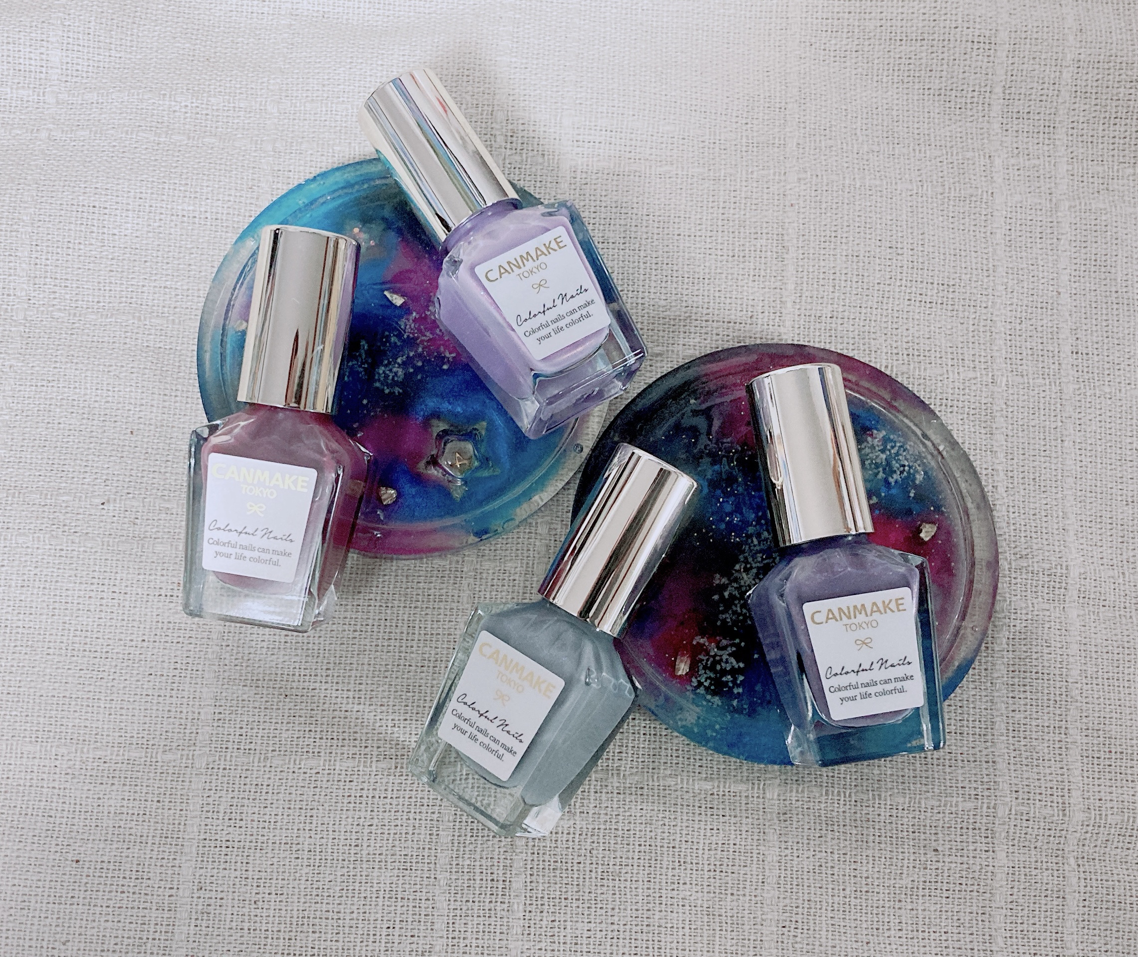 カラフルネイルズ/キャンメイク/マニキュアを使ったクチコミ（1枚目）
