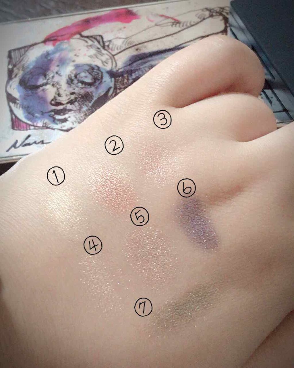 ハードワイヤードアイシャドー/NARS/単色アイシャドウを使ったクチコミ(2枚目)