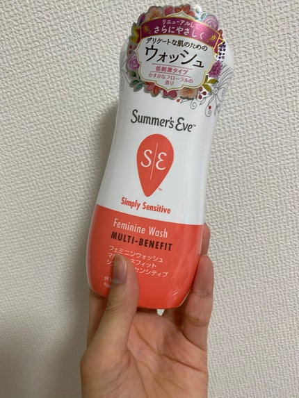 フェミニンウォッシュ マルチベネフィット シンプリーセンシティブ/Summer's Eve(サマーズイブ)/デリケートゾーンケアを使ったクチコミ(1枚目)