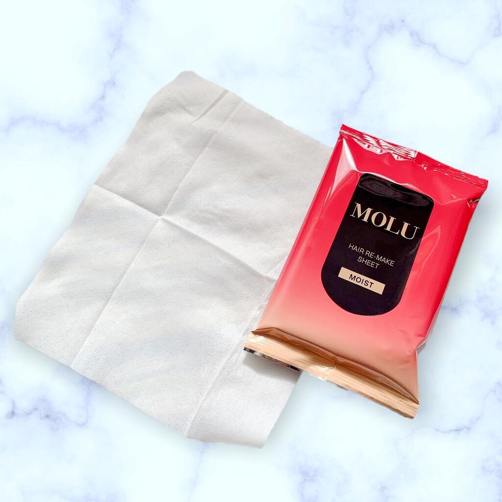 ヘアリセットシート/MOLU/ヘアケアグッズを使ったクチコミ(2枚目)