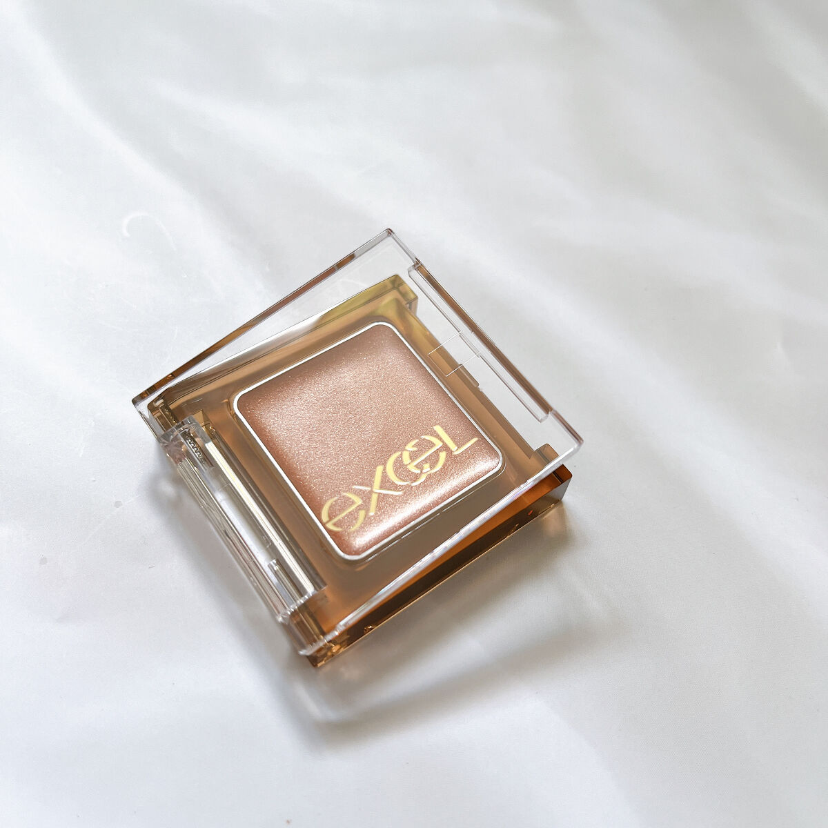 イルミクチュールシャドウ IC05 シナモンチャイ/excel/ジェル・クリームアイシャドウを使ったクチコミ（2枚目）