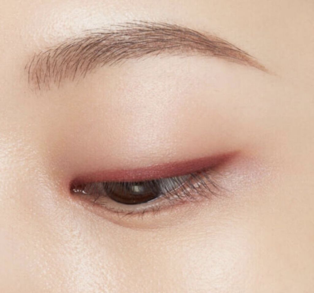 エテュセ ラスティング ジェルライナー 01 バーガンディブラウン/ettusais/ジェルアイライナーを使ったクチコミ（3枚目）