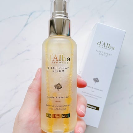 ダルバ ホワイトトリュフファーストスプレーセラム/ダルバ/ミスト状化粧水を使ったクチコミ(4枚目)