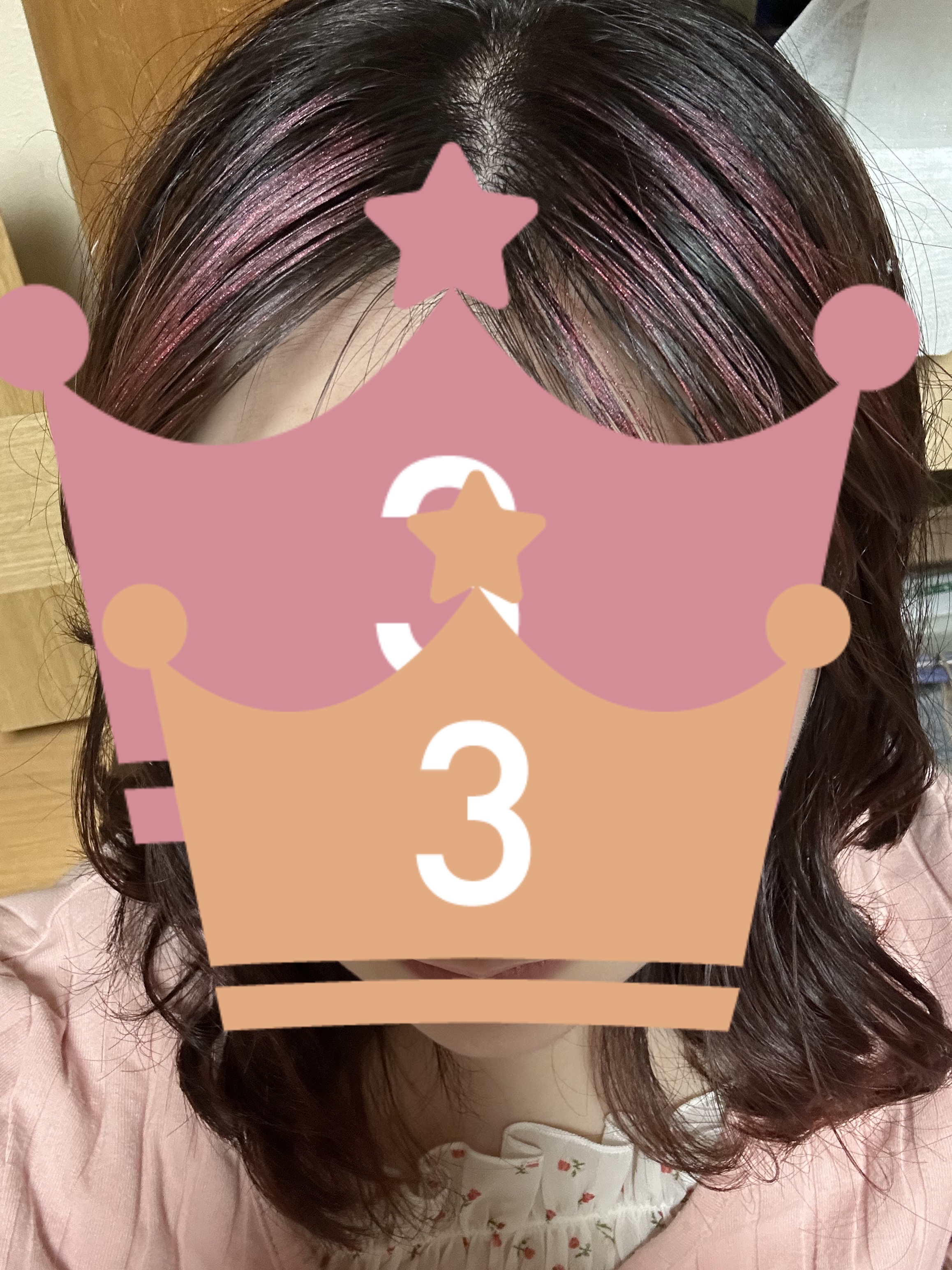 1DAY HAIR MONSTER ルージュレッド/リーゼ/ヘアカラーを使ったクチコミ（2枚目）