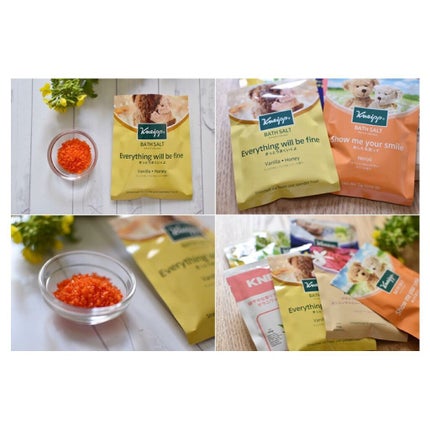 バスソルト トライアルセット/クナイプ/無機塩系入浴剤を使ったクチコミ(5枚目)