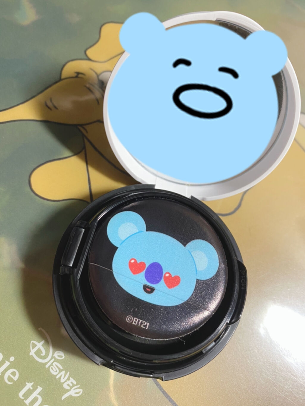 VT X BT21 チーククッション/VT/ジェル・クリームチークを使ったクチコミ（3枚目）