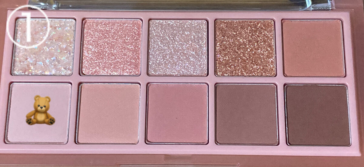 ベターザンパレット/rom&nd/アイシャドウパレットを使ったクチコミ（3枚目）