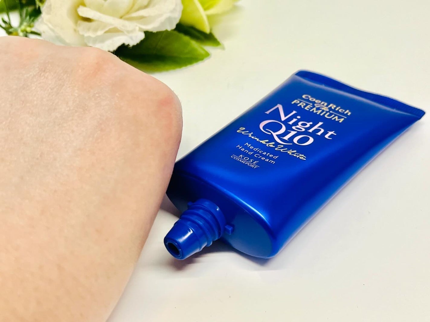 コエンリッチ ザ プレミアム 薬用リンクルナイト ハンドクリーム 【医薬部外品】/コエンリッチQ10/ハンドクリームを使ったクチコミ(5枚目)