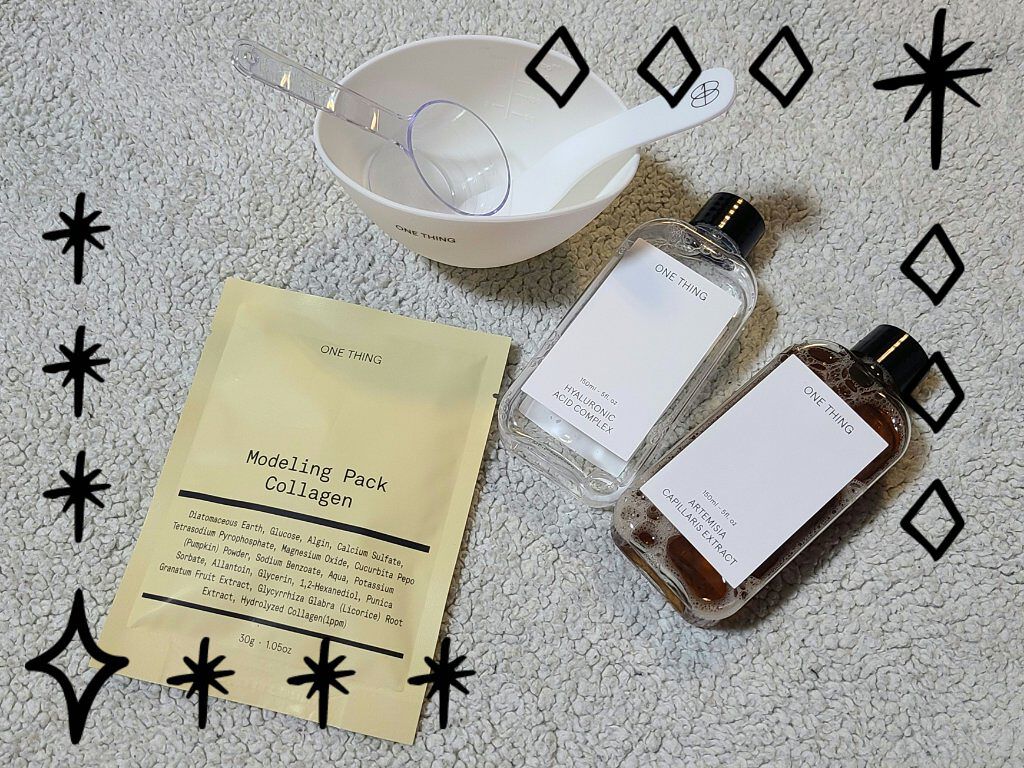 モデリングパック コラーゲン/ONE THING/シートマスク・パックを使ったクチコミ（1枚目）