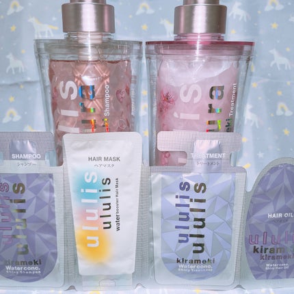 ウォーターコンク モイスト シャンプー(桜ver.)/ヘアトリートメント(桜ver.)/ululis/市販シャンプーを使ったクチコミ(2枚目)