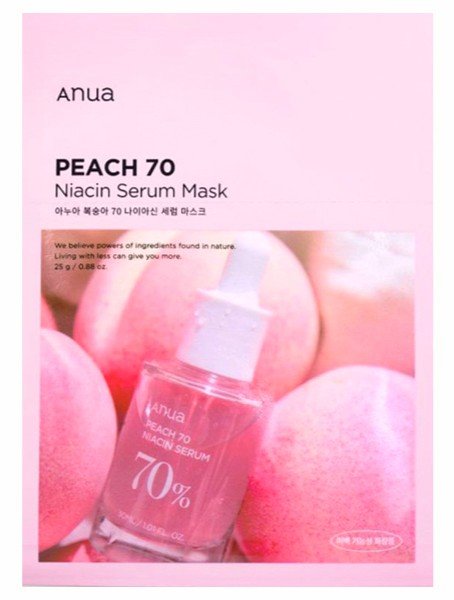 桃70％ナイアシンシートマスク/Anua/シートマスク・パックを使ったクチコミ（1枚目）