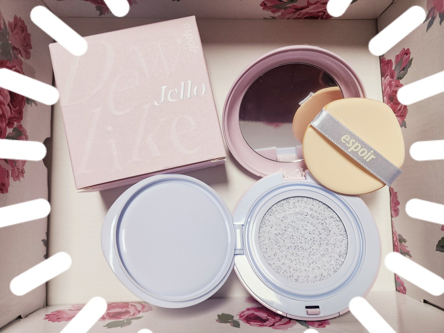 デューライクジェロー トーンアップクッション/espoir/化粧下地を使ったクチコミ(1枚目)