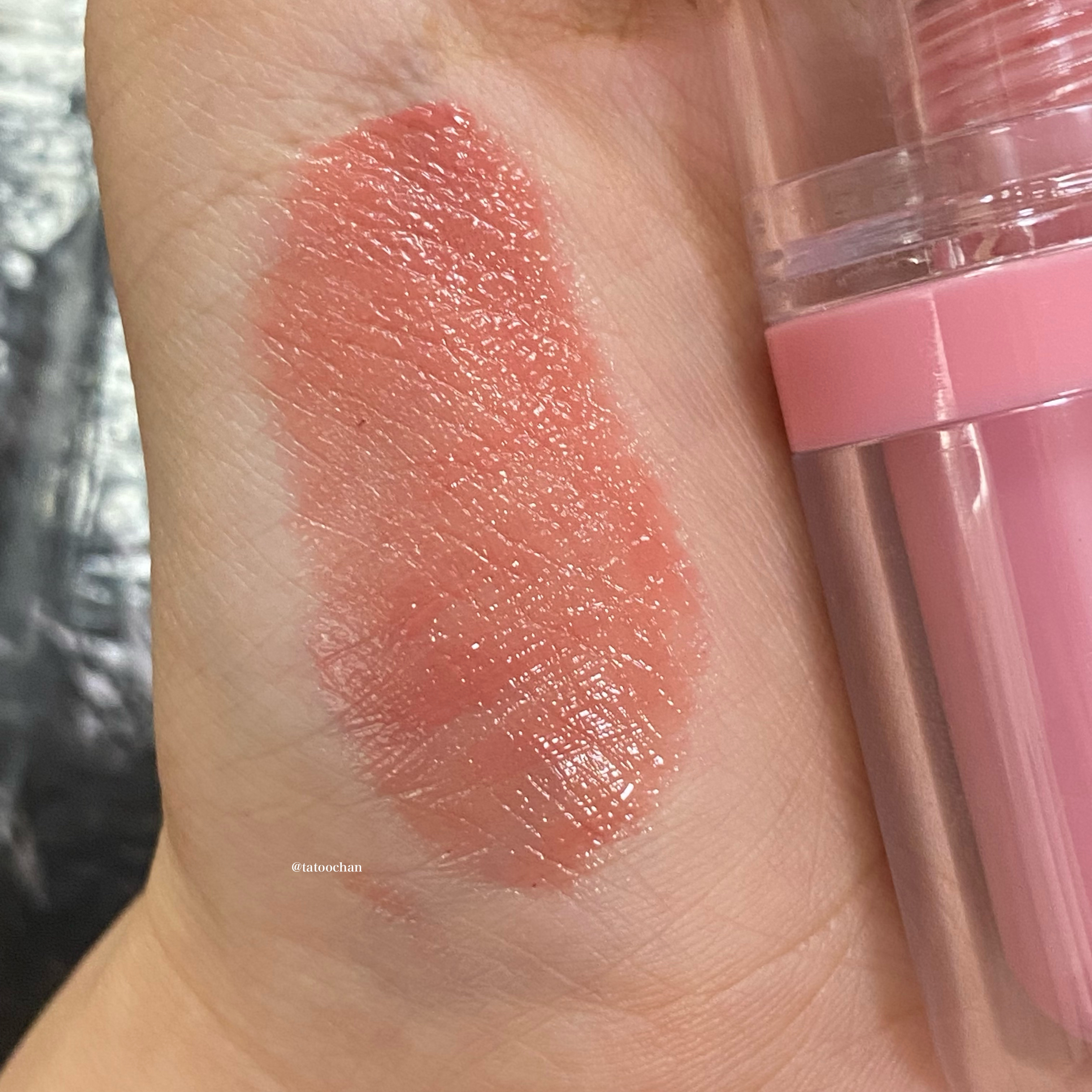 ジェルフィットティント 10 ローズクォーツ（限定）/AMUSE/リップティントを使ったクチコミ（3枚目）