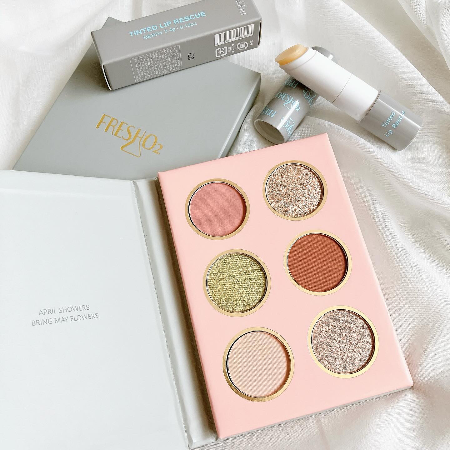 ライプンアイカラーパレット フローラル/FRESHO2/アイシャドウパレットを使ったクチコミ（1枚目）