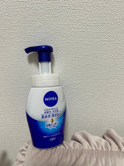 ニベア クリアビューティー弱酸性泡洗顔 皮脂すっきり/ニベア/泡洗顔を使ったクチコミ(1枚目)