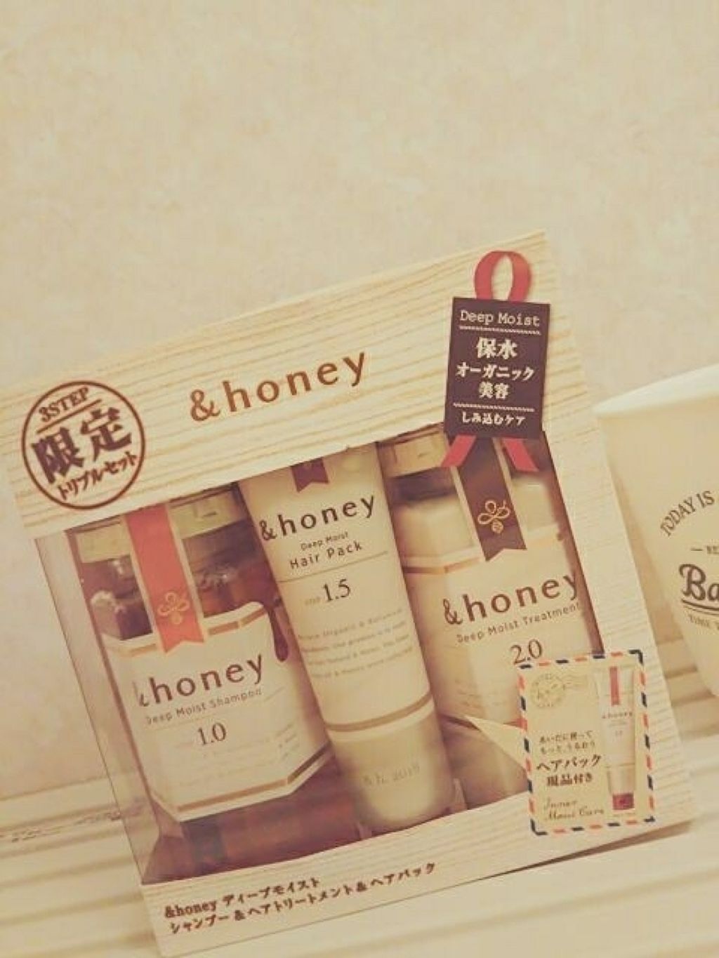 ディープモイスト シャンプー1.0/ヘアトリートメント2.0/&honey/市販シャンプーを使ったクチコミ(1枚目)