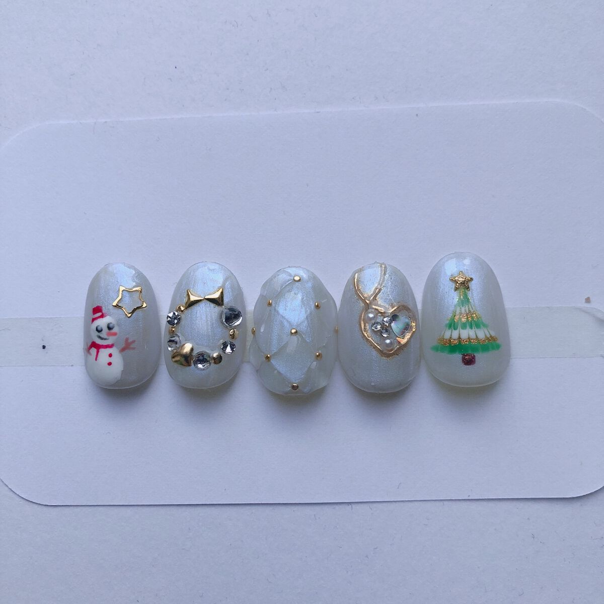 #ジェルネイル,#クリスマスネイル,#冬ネイルのネイルデザイン