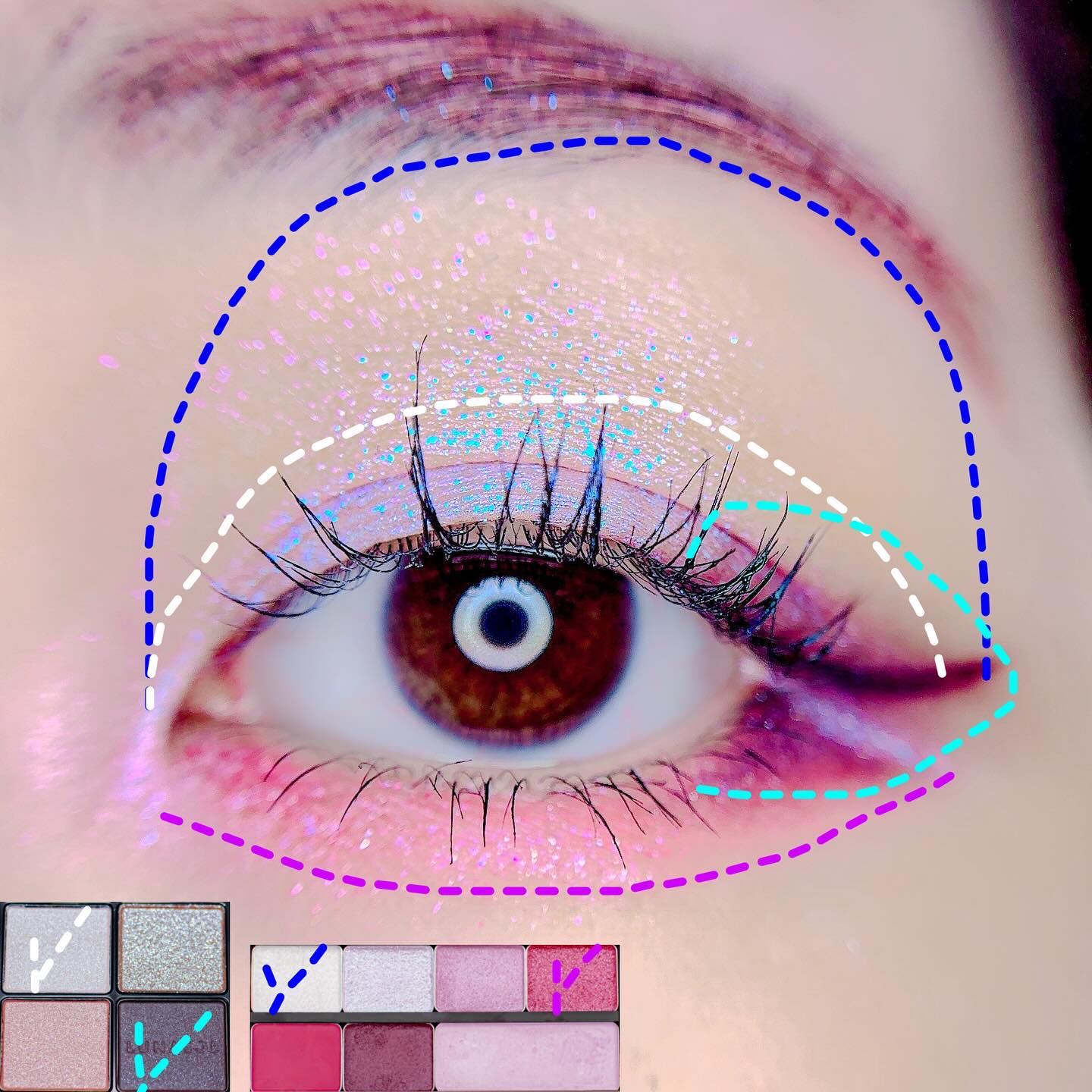 プレスド アイシャドー（レフィル） G ビビッドグレープ 168/shu uemura/単色アイシャドウを使ったクチコミ（2枚目）