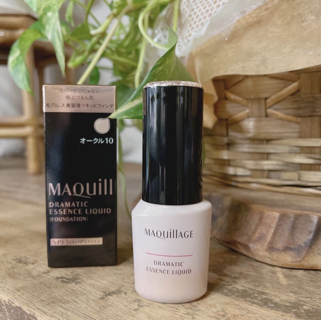 ドラマティックエッセンスリキッド/マキアージュ/リキッドファンデーションを使ったクチコミ（1枚目）