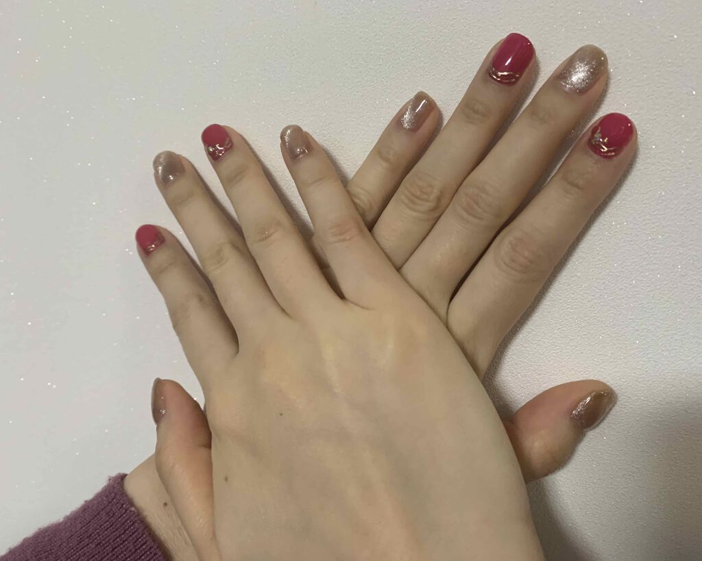 ノンワイプクリア キャンジェル(トップコート)/プリジェル/ジェルネイルを使ったクチコミ(4枚目)