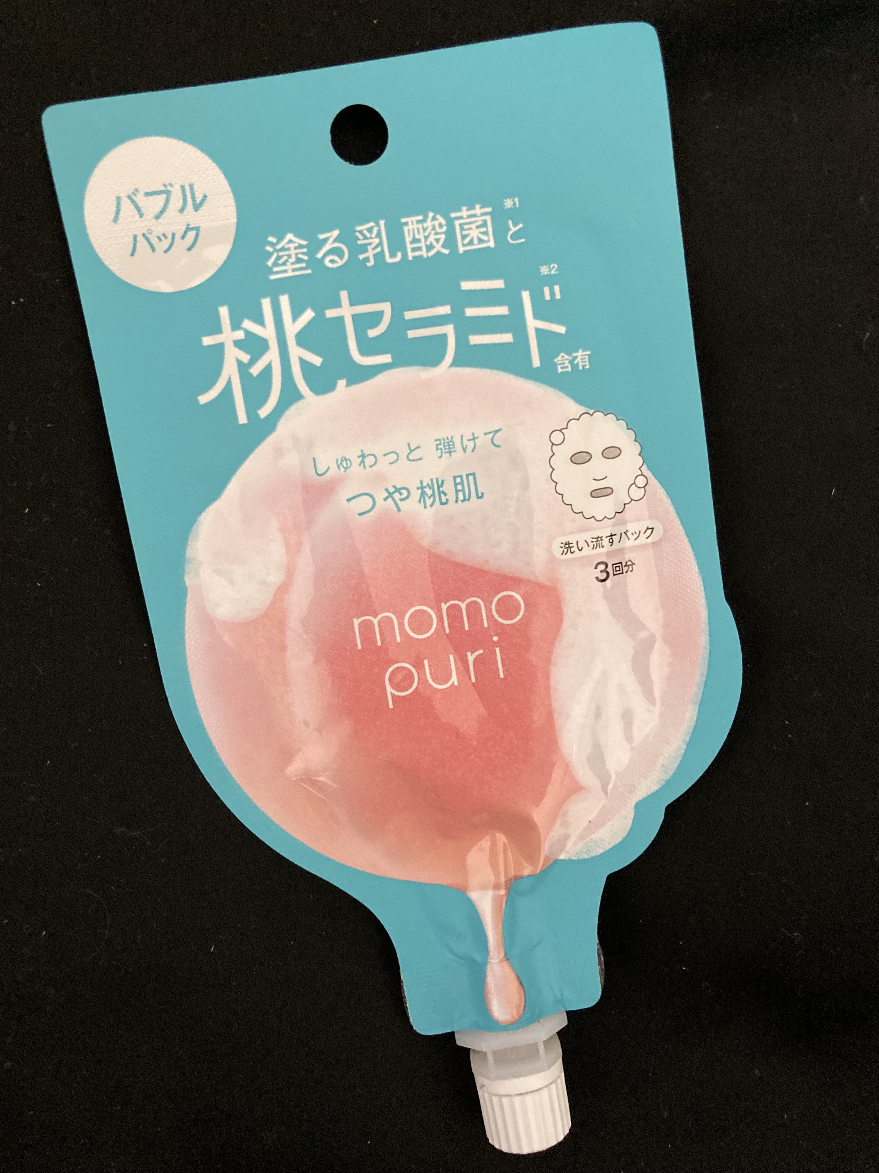 ✧  ももぷり　フレッシュバブルパック  ✧


夏は保湿しすぎるとニキビがすぐできるので洗い流すタイプのパックを使うことが多いです🫶🏻
その中でも最近特にお気に入りなのがこれです( ˘ㅅ˘ )






♡　商品の特徴

･肌にのせ