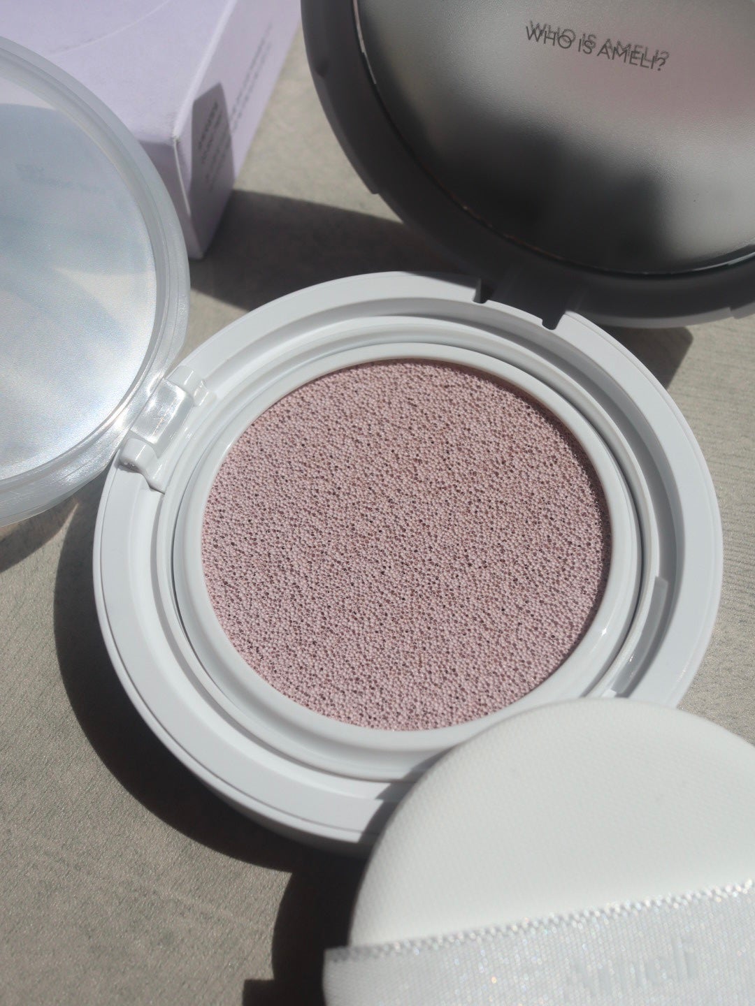 コンプリメントシリーズクッション 紫色(ボラ)/Ameli/クッションファンデーションを使ったクチコミ(5枚目)