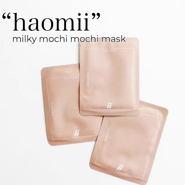 ミルキーもちもちシートマスク/haomii/シートマスク・パックを使ったクチコミ(1枚目)