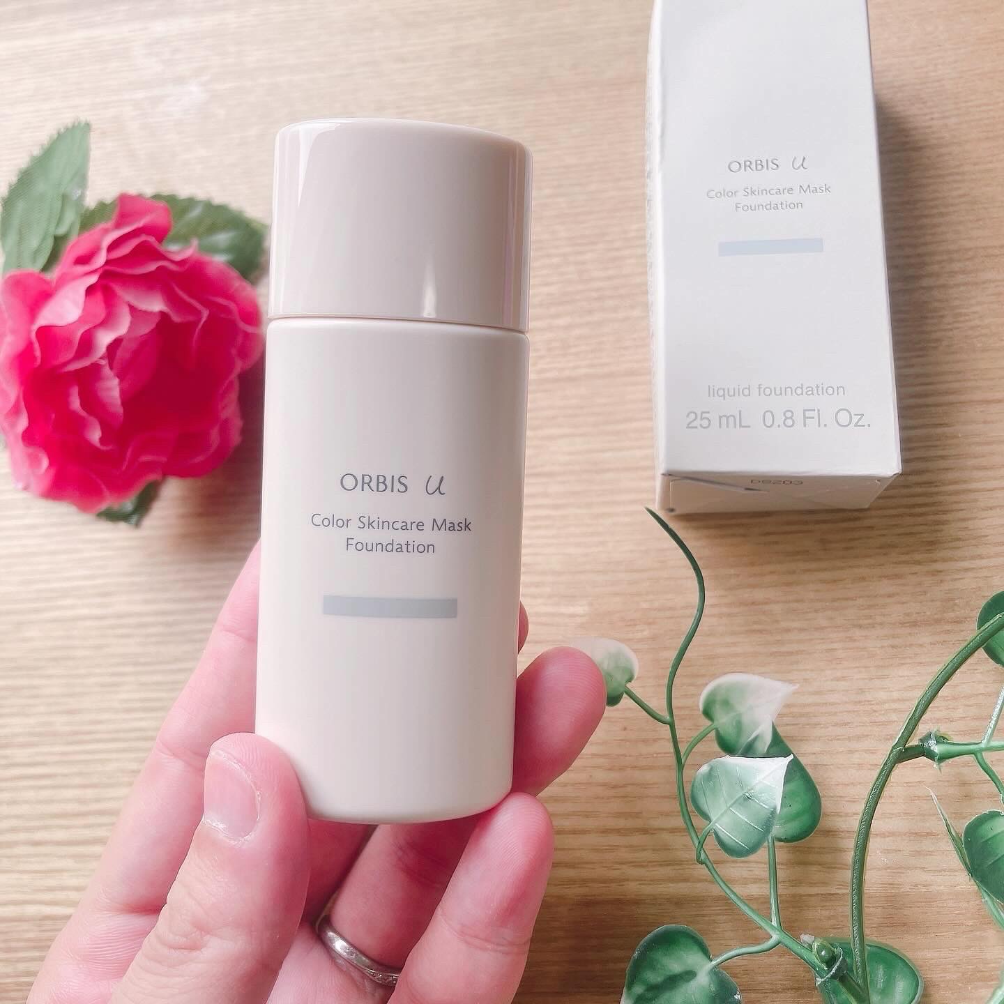 オルビスユー カラースキンケアマスク ファンデーション/オルビス/リキッドファンデーションを使ったクチコミ（2枚目）