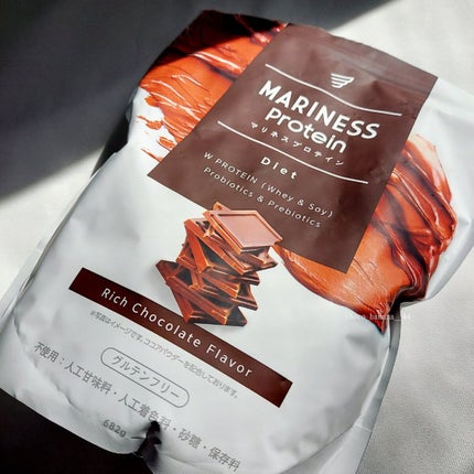 マリネスプロテイン(リッチチョコレートフレーバー)/mariness/その他プロテインを使ったクチコミ(9枚目)