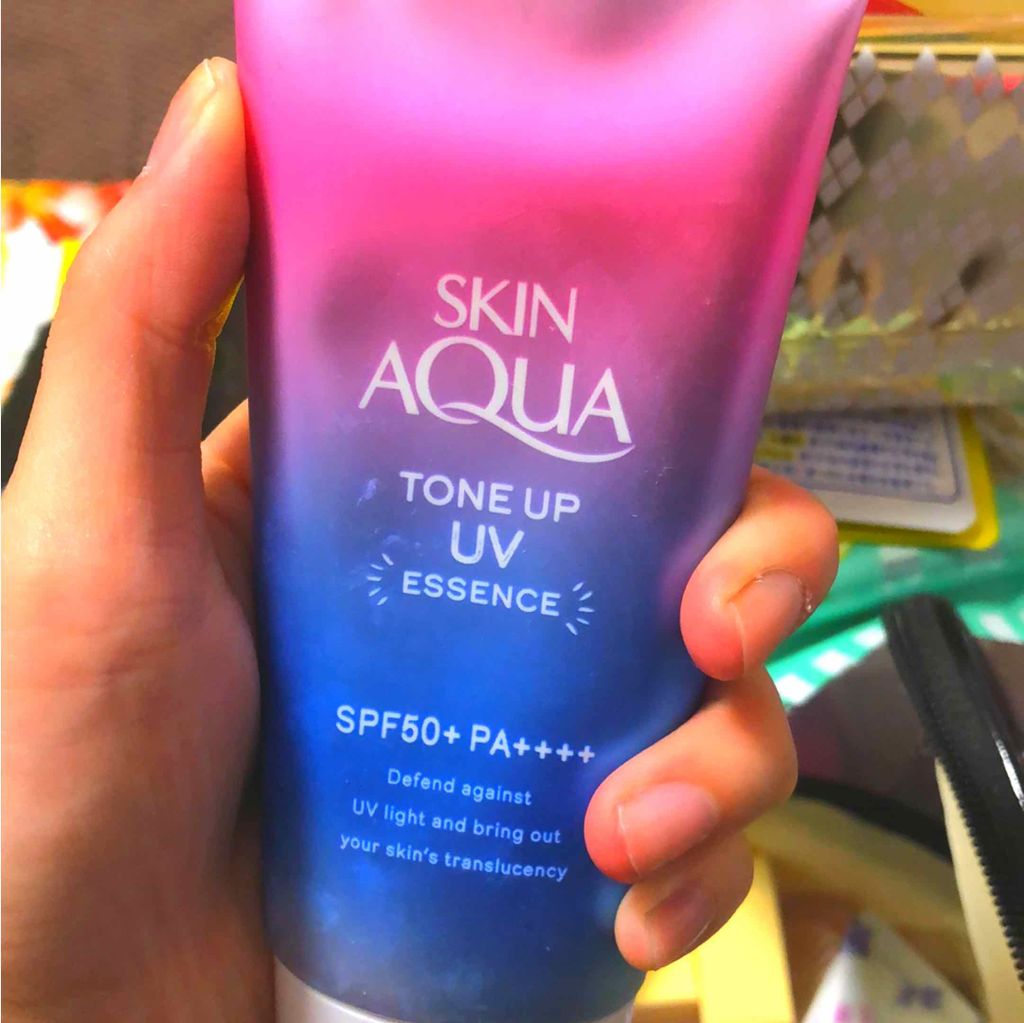 スキンアクア トーンアップUVエッセンス/スキンアクア/日焼け止めクリームを使ったクチコミ(1枚目)