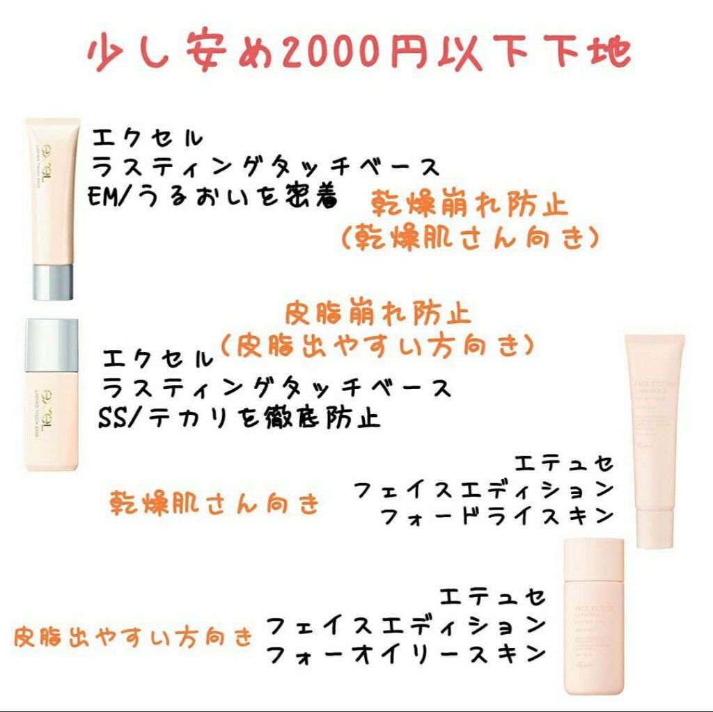 モイスチュアベース UV N/excel/化粧下地を使ったクチコミ（3枚目）