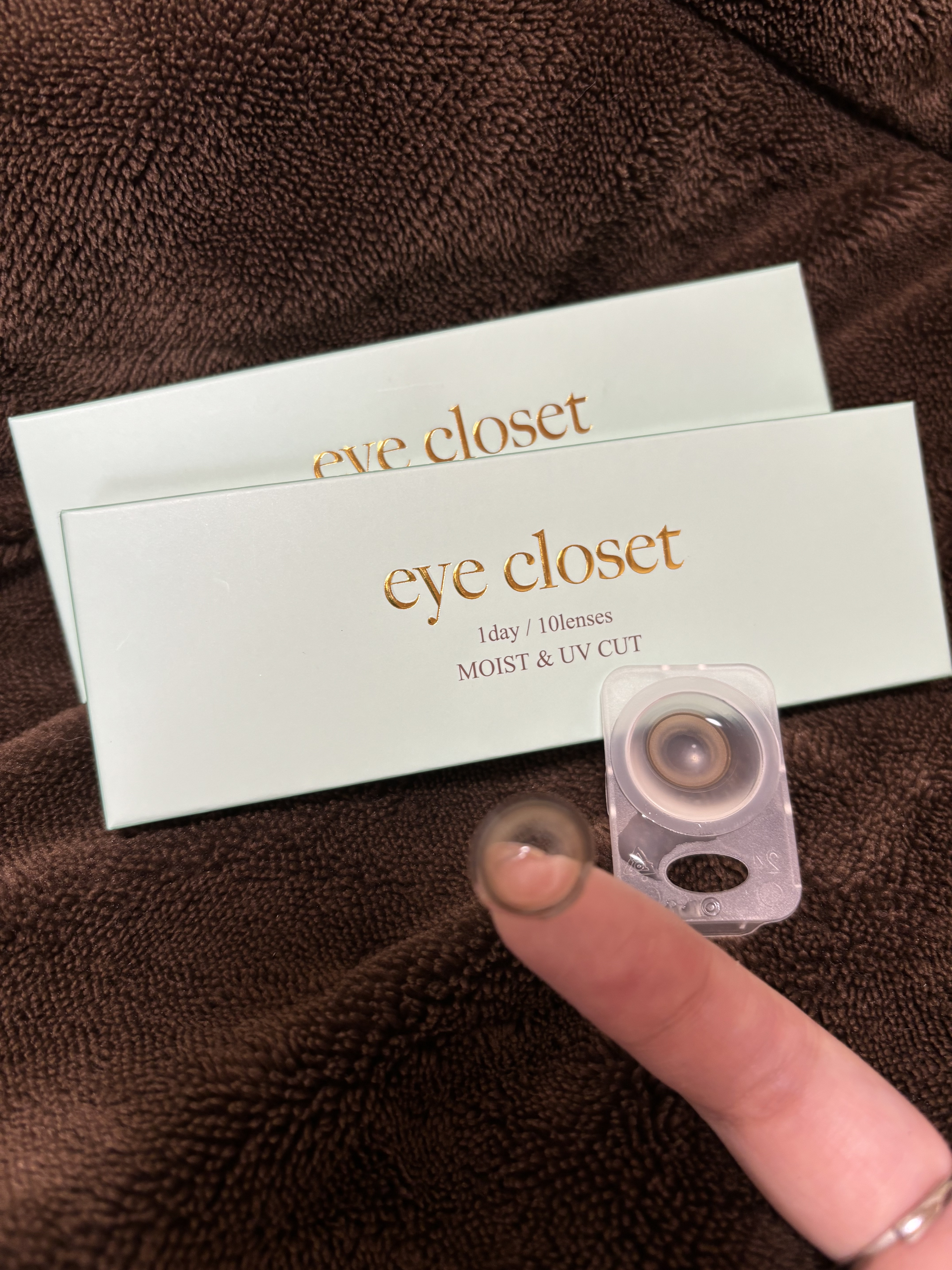 eye closet AQUA MOIST UV 1day/EYE CLOSET/ワンデー（１DAY）カラコンを使ったクチコミ（1枚目）