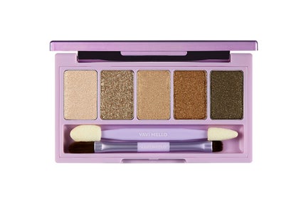 VAVI MELLO シャイニーアイパレットチャームブラウン