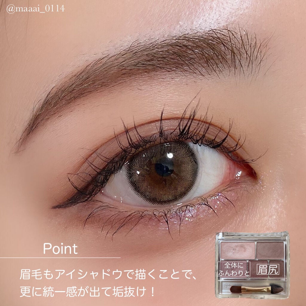 パーフェクトマルチアイズ/キャンメイク/アイシャドウパレットを使ったクチコミ(6枚目)