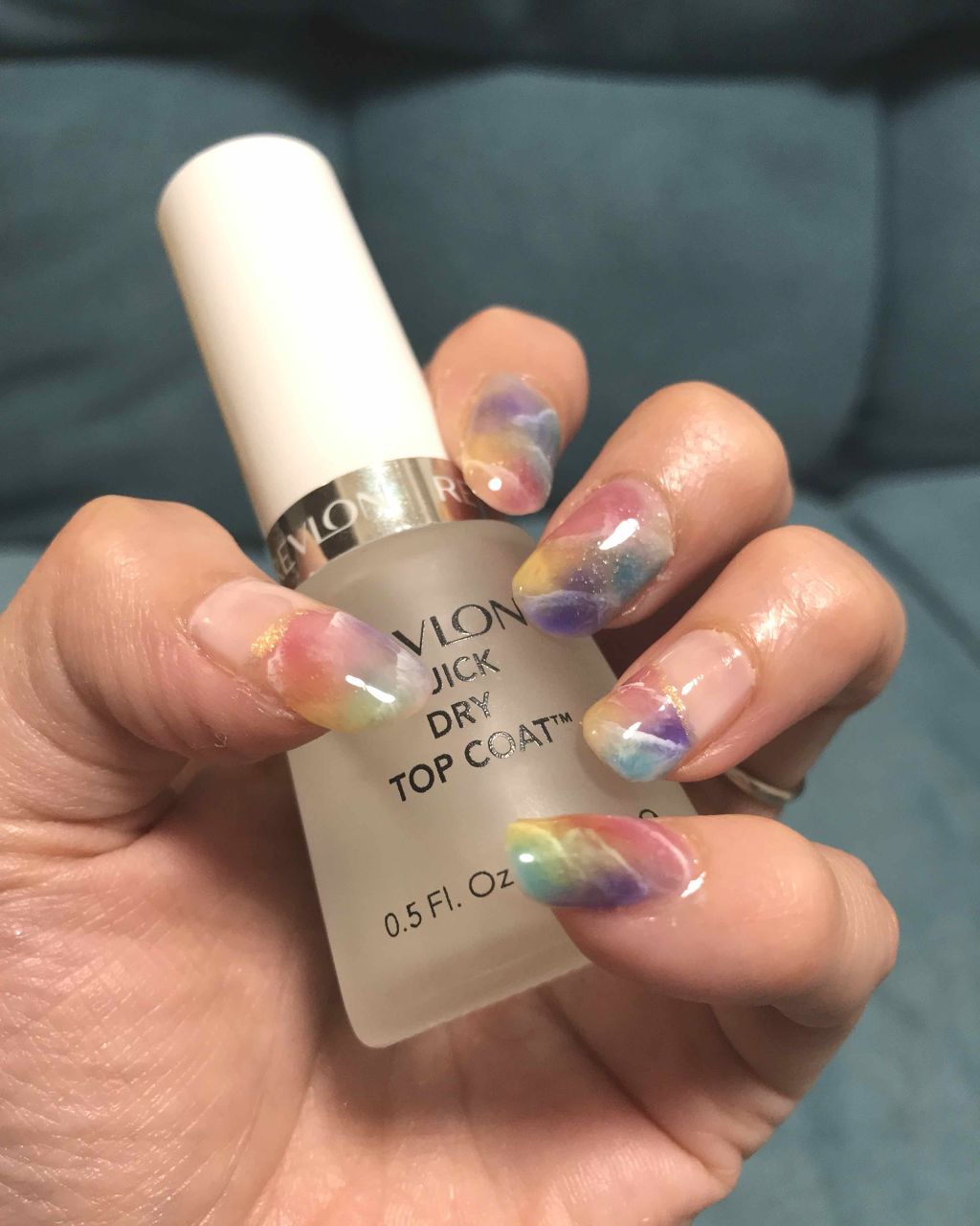 クイック ドライ トップ コート N/REVLON/ネイルトップコートを使ったクチコミ(1枚目)