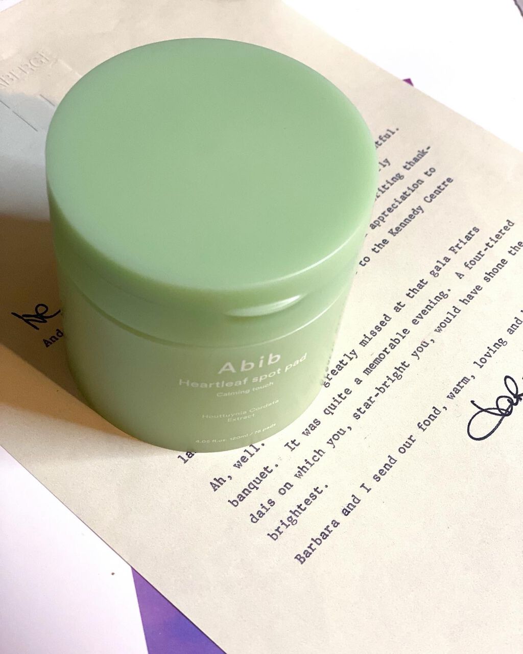 ドクダミカーミングタッチスポットパッド/Abib /トナーパッドを使ったクチコミ（2枚目）