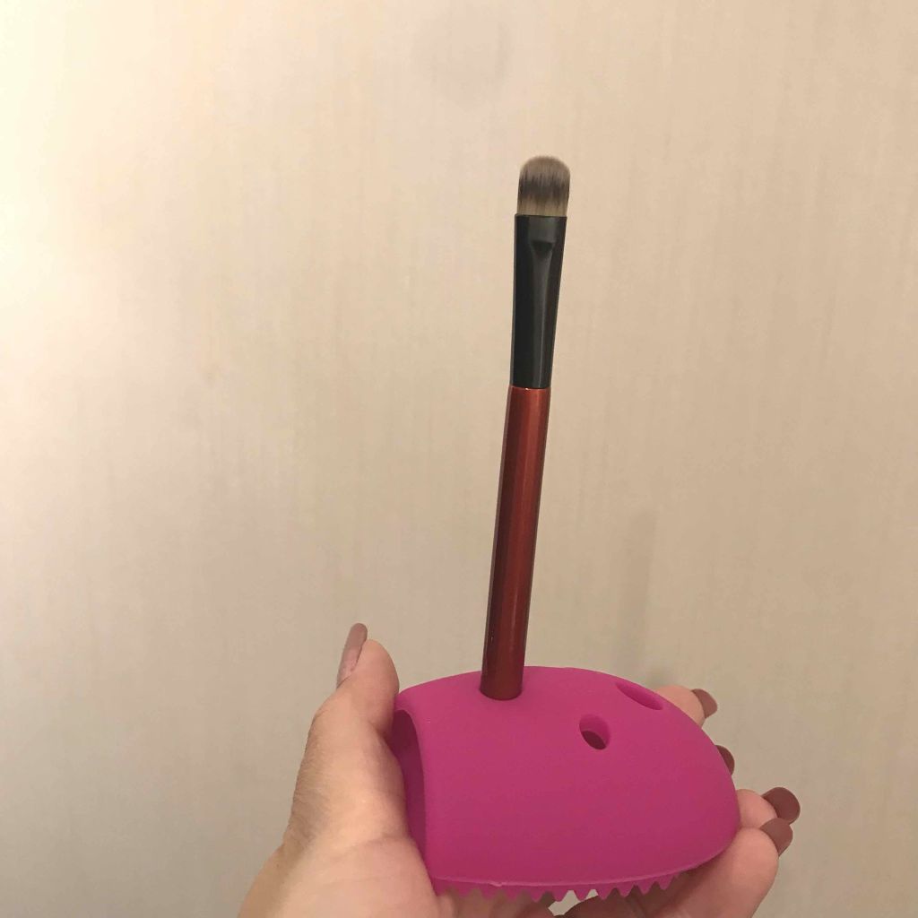 ブラシクリーナー/セリア/その他化粧小物を使ったクチコミ（3枚目）