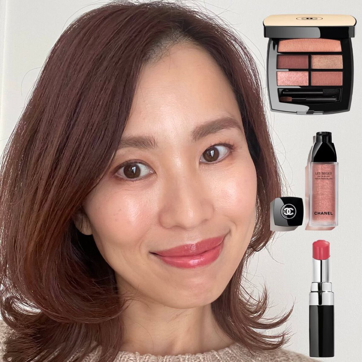 HIROMI アラフォーコスメ on LIPS 「【イエベ春の大人ピンクメイク💄】秋冬になると、色も質感も少し重..」(1枚目)