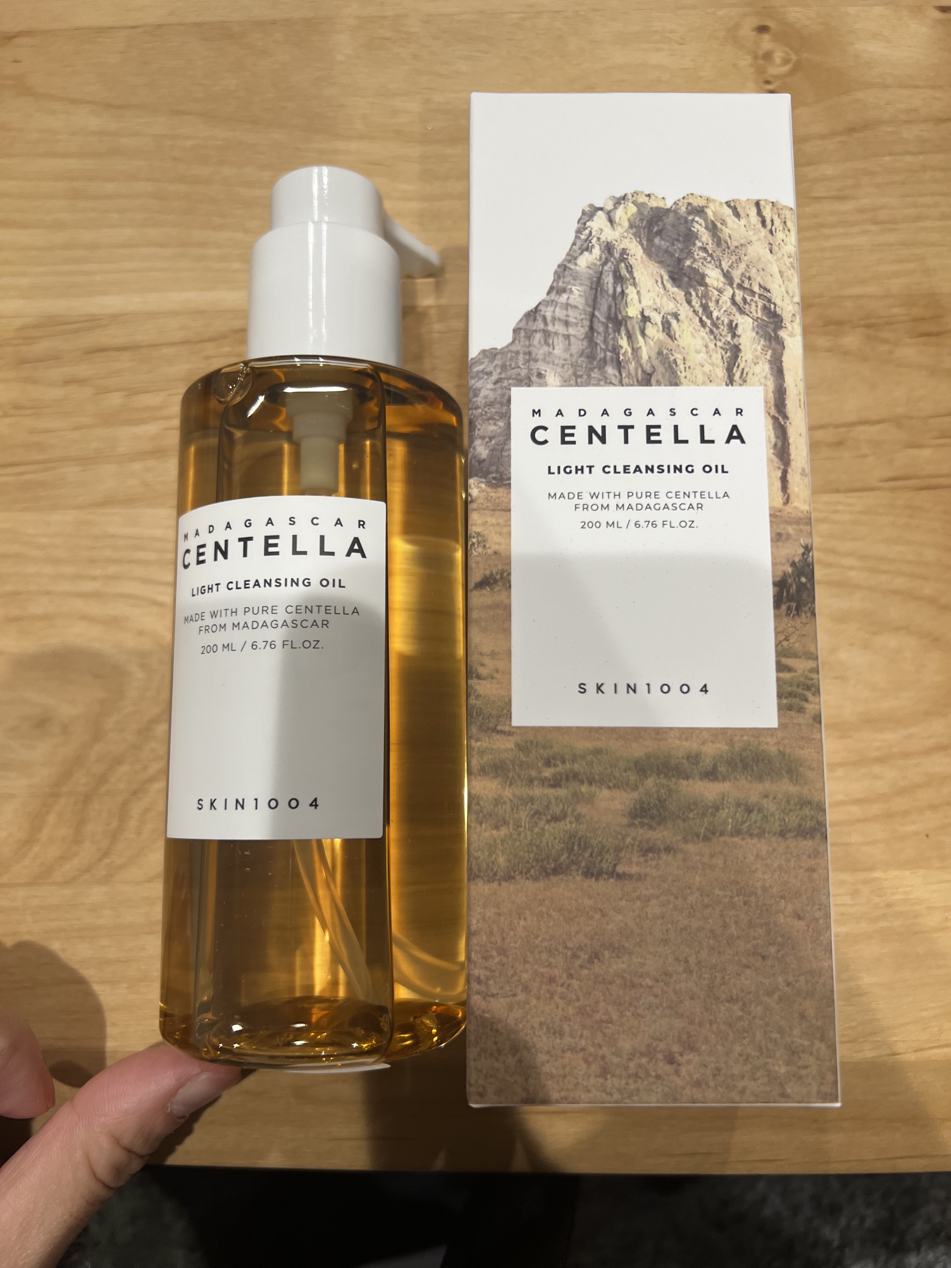 センテラ ライトクレンジングオイル/SKIN1004/オイルクレンジングを使ったクチコミ（1枚目）