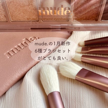 アイトライアルキット/mude/メイクブラシを使ったクチコミ(2枚目)