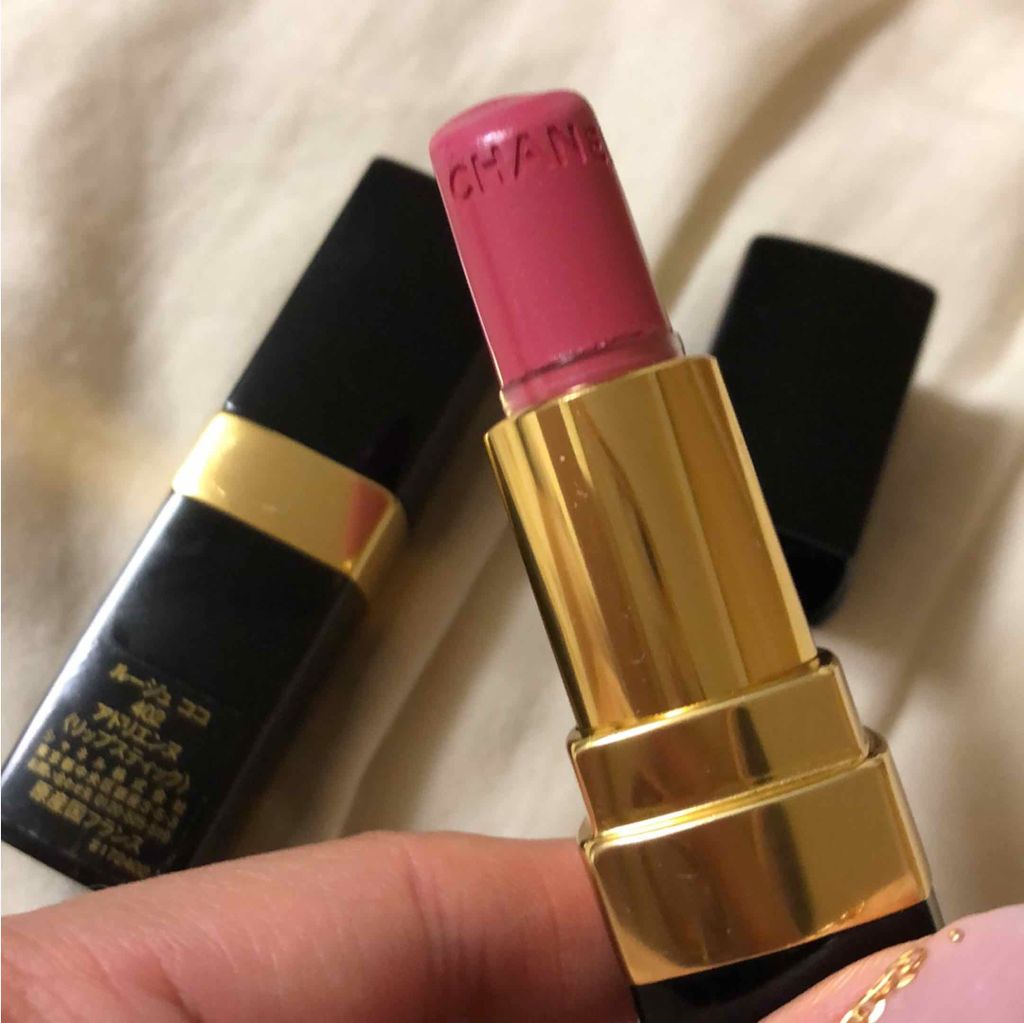 ルージュ ココ 402 アドリエンヌ/CHANEL/口紅を使ったクチコミ（3枚目）