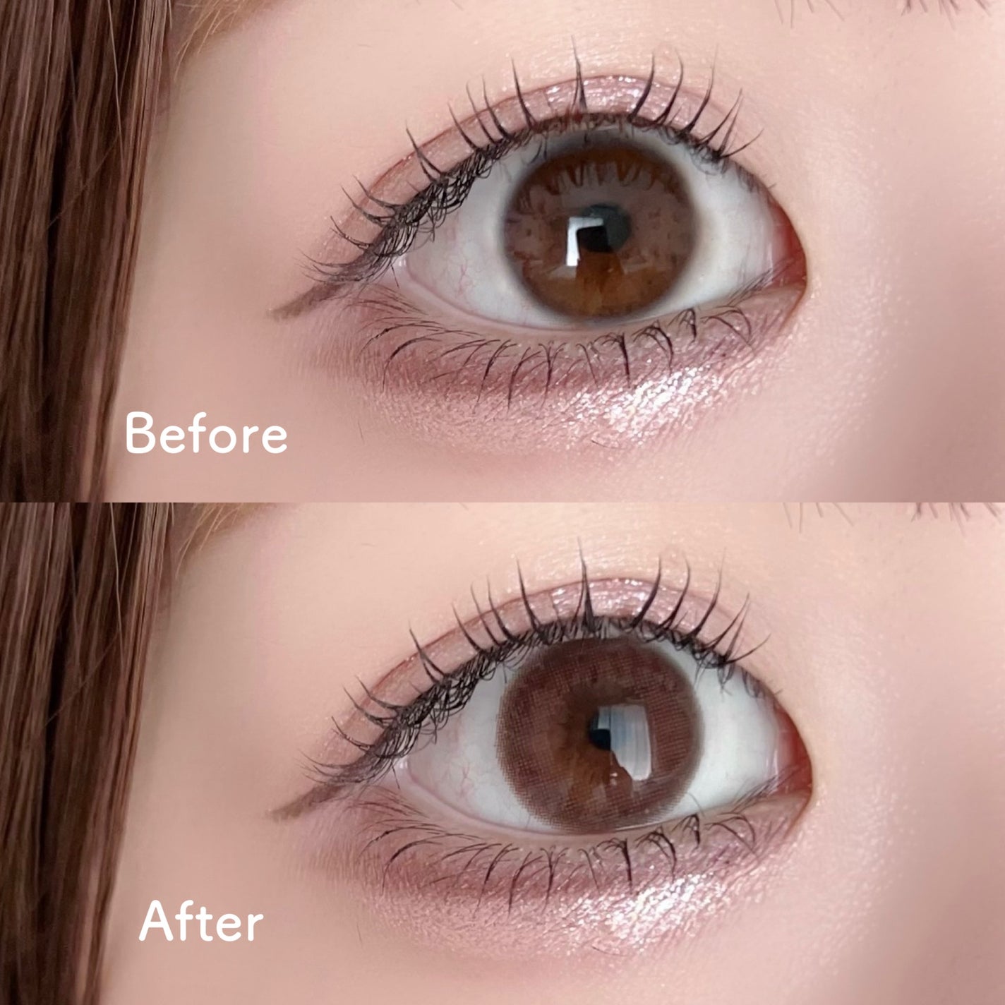 エバーカラーワンデー ナチュラル/エバーカラー/ワンデー(1DAY)カラコンを使ったクチコミ(5枚目)