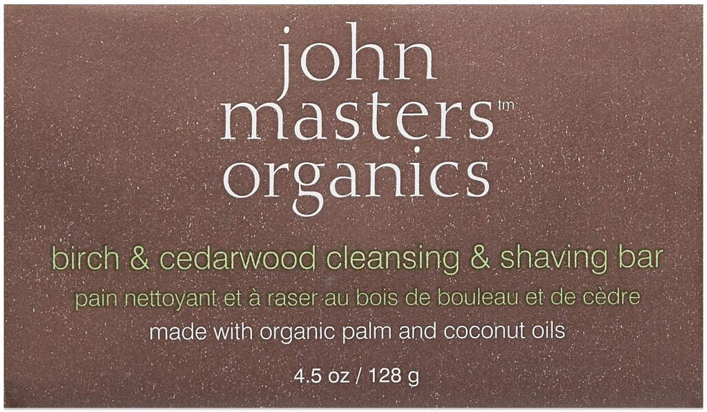 john masters organics バーチ&シダーウッドクレンジング&シェービングソープ