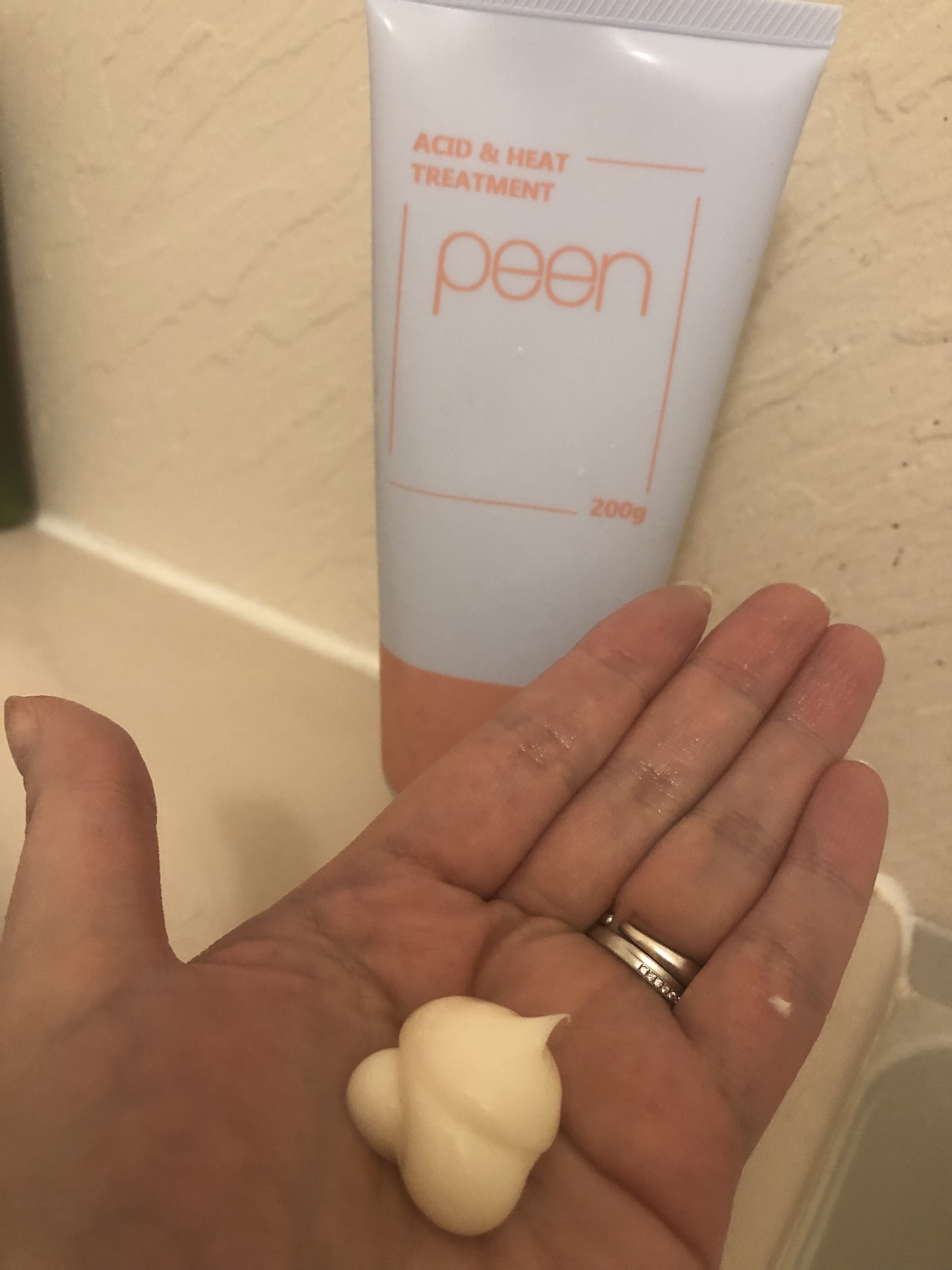 酸熱トリートメント/peen/ヘアマスク・ヘアパックを使ったクチコミ（3枚目）
