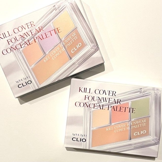 キル カバー ファンウェア コンシール パレット/CLIO/パレットコンシーラーを使ったクチコミ(7枚目)