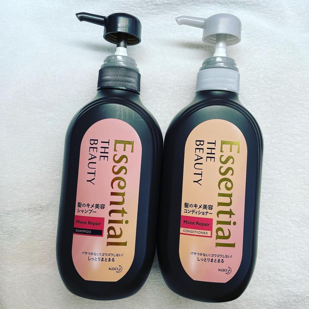 THE BEAUTY 髪のキメ美容シャンプー／コンディショナー＜モイストリペア＞	/エッセンシャル/市販シャンプーを使ったクチコミ（1枚目）