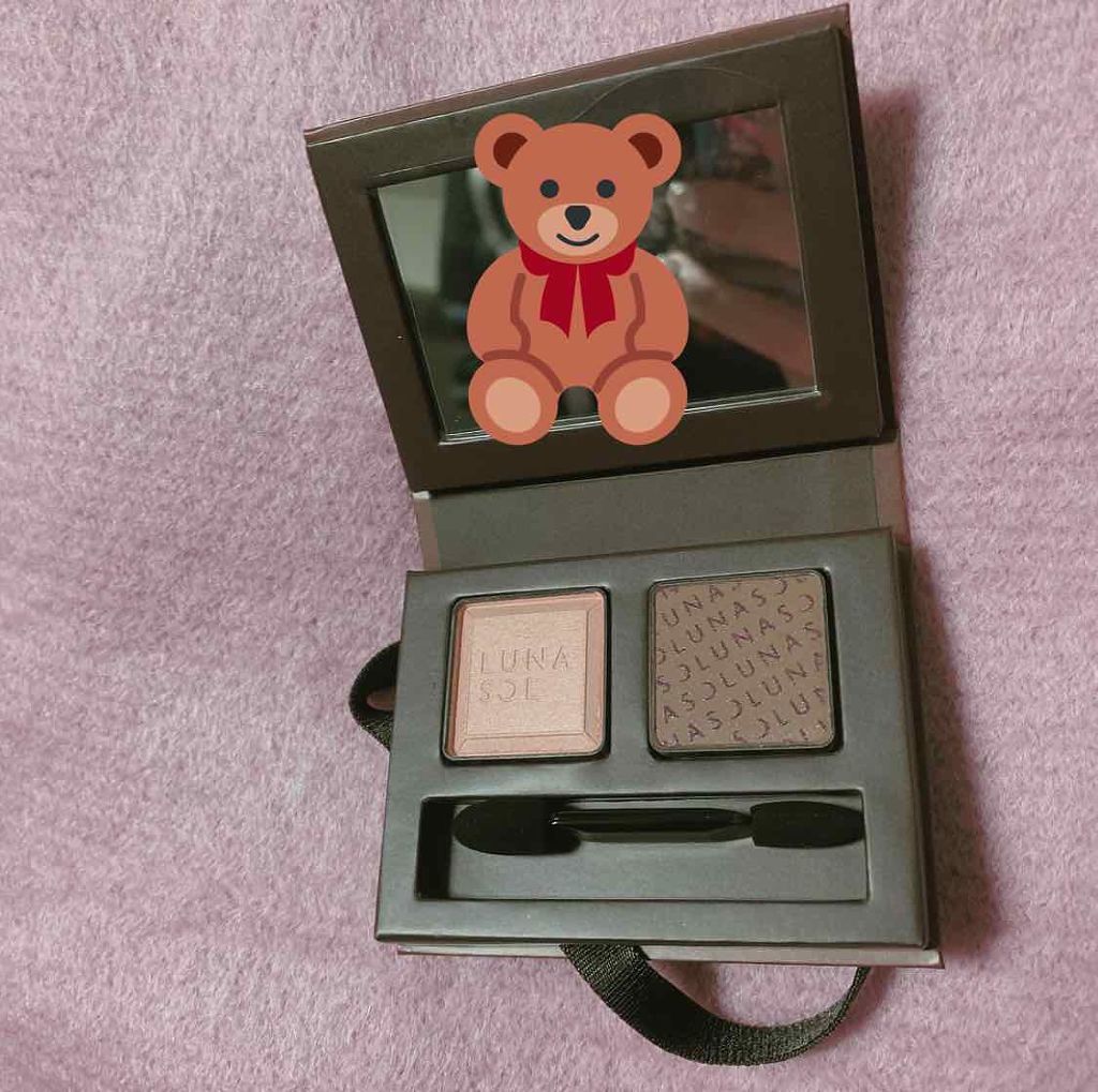 デュオ・ドゥ・ショコラアイズ/LUNASOL/アイシャドウパレットを使ったクチコミ(2枚目)