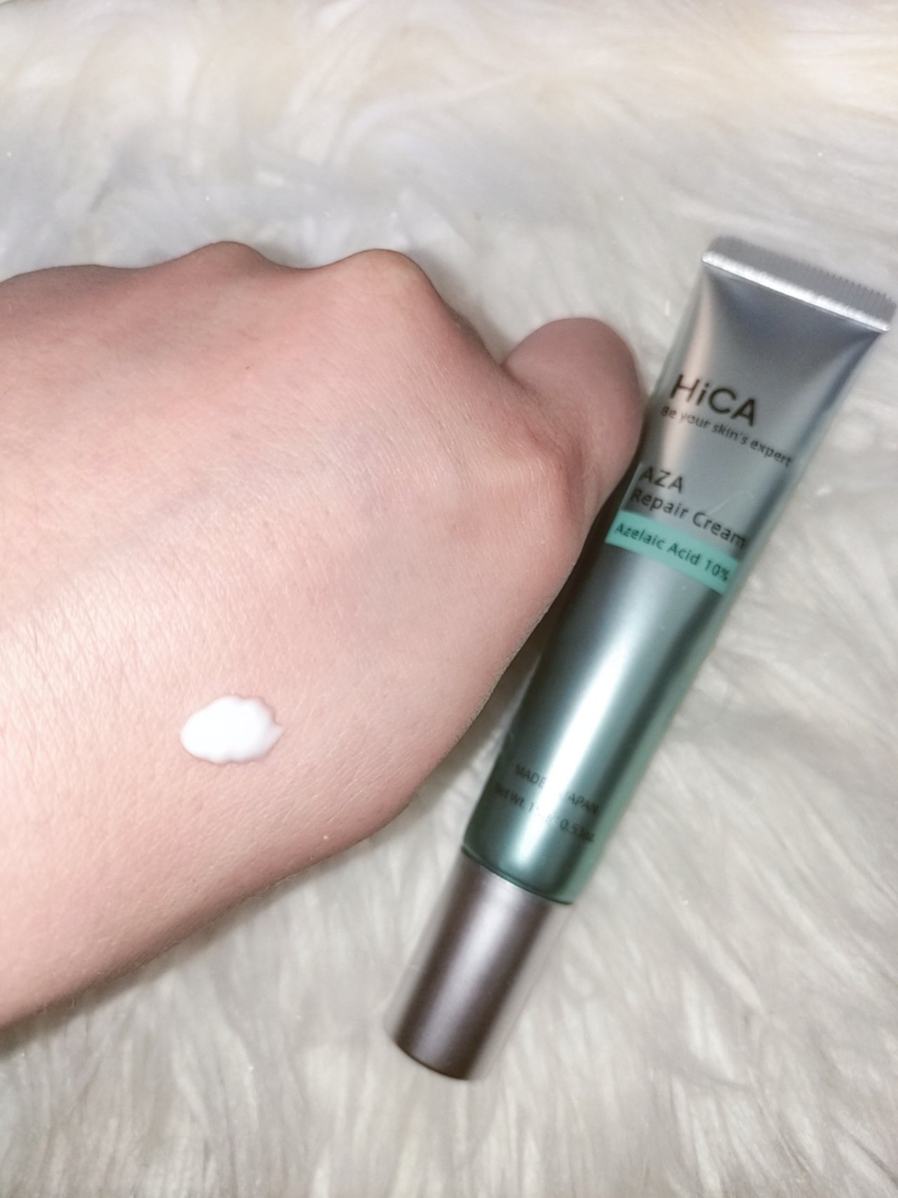 HiCA　AZAリペアクリーム アゼライン酸10%/HiCA/フェイスクリームを使ったクチコミ（3枚目）